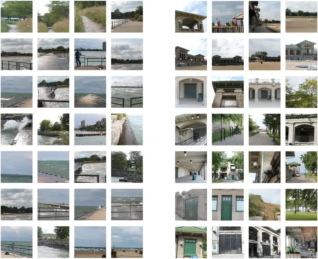 Photographic survey of the 63rd Street Beach area