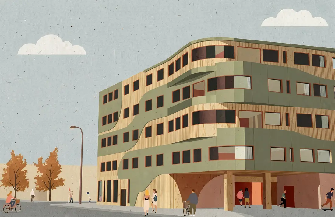 Final render of Harper Studios