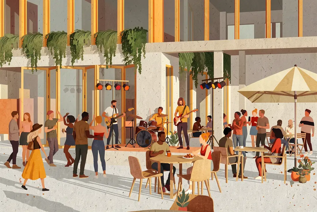 Final render of Harper Studios