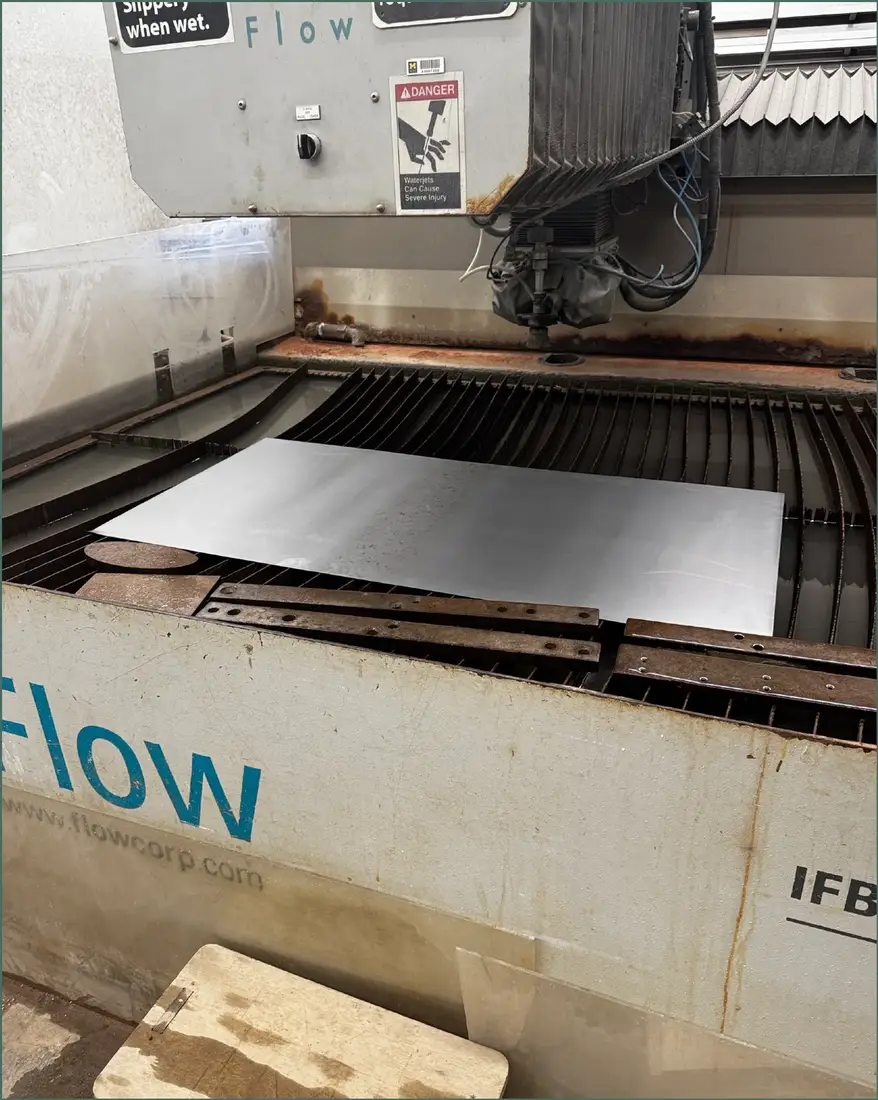 Illuminated Cells — CNC Waterjet Metal Backing
