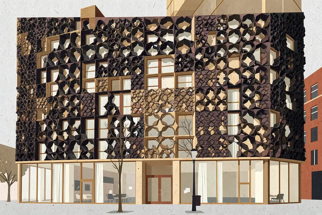 Folded Habitat — The Façade — I