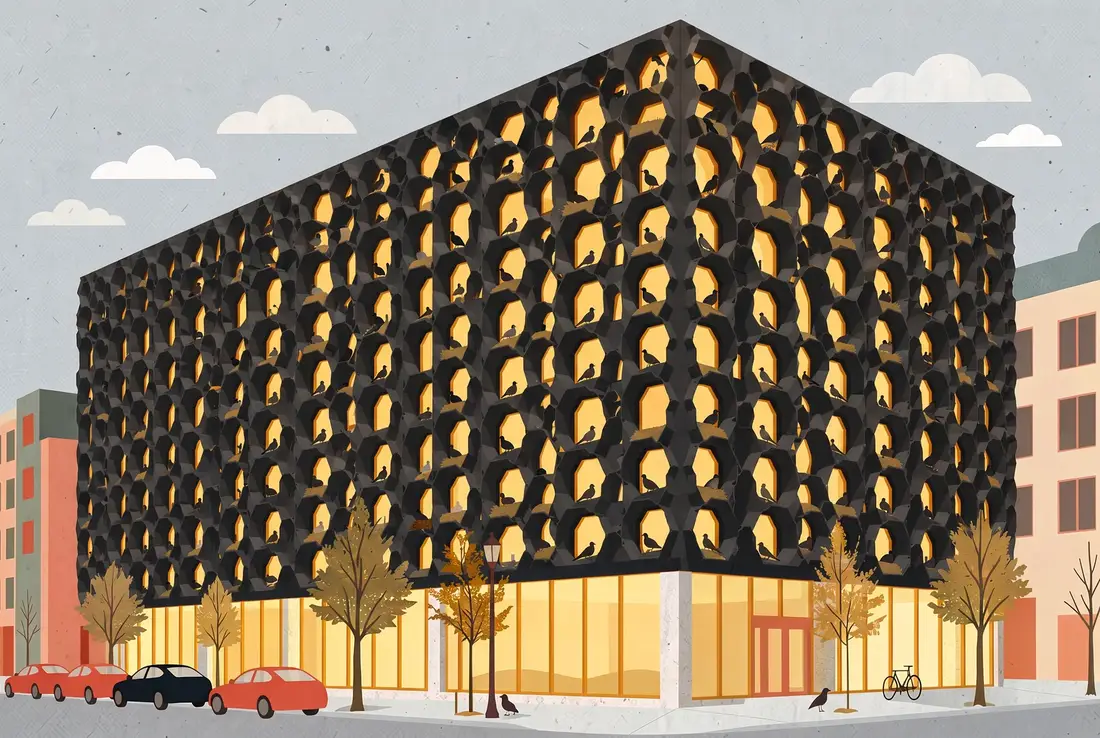 Folded Habitat — The Façade — II